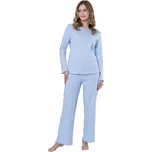 LEVEZA (M-Max) Dámské pyžamo Kora1657 Barva: 1-sv.modrá, Velikost: XL