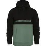 Mikina Horsefeathers Fulton black/iceberg green L