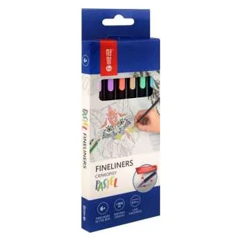 Liner Memobe - 0,4 mm, sada 6 pastelových barev