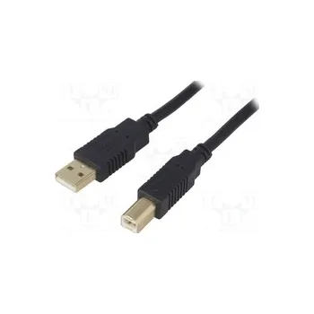 Elektrická zásuvka CAB-USB2AB/1.0G-BK