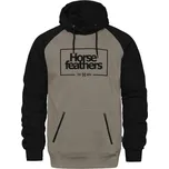 Mikina Horsefeathers Sherman black/taupe S