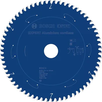 Dílna BOSCH Pilový kotouč EXPERT Aluminium cordless pro okružní pilu, 216 × 2/1,4 × 30 mm, T66 2608902124 free_store_pickup