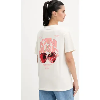 Pánské oblečení Bavlněné tričko Karl Kani PD00005460 béžová 01X, vel. L