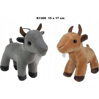 plyšák Plyšová Hračka Kamzík ve 2 barvách Koza - 17 cm