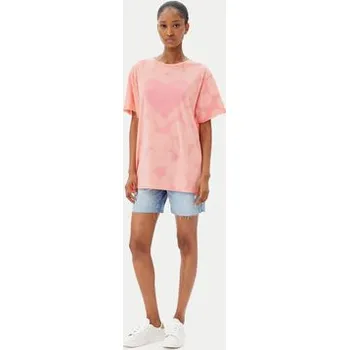 One Teaspoon T-Shirt Love Sweat 26918 Růžová Relaxed Fit S