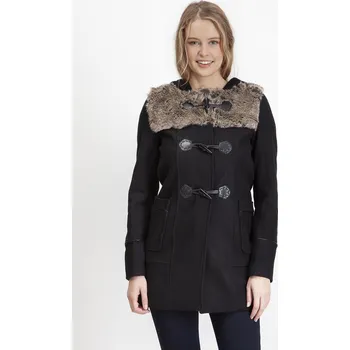 Dámský kabát Perso MAH 515595 F černá XXXL