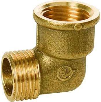 Fitinka Mosazné koleno s převlečnou maticí a vnějším závitem 3/4"