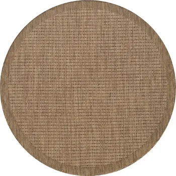 Koberec Ayyildiz Kusový koberec Giza 1410 Brown kruh Rozměry koberců: 120x120 (průměr) kruh