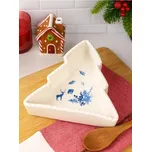 Sinsay - Vánoční keramický podnos ve tvaru vánočního stromku - modrá - 675GI-05X - 675GI-05X-ONE