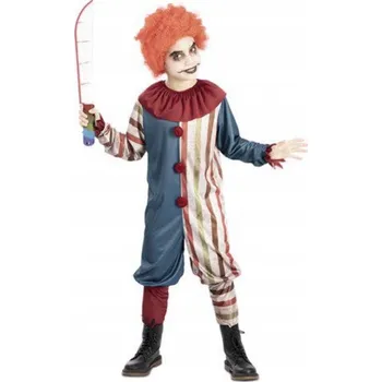 Karnevalový kostým KOSTÝM KLAUNA VINTAGE PRO DĚTI DĚTSKÝ PŘEVLEK HALLOWEEN 116