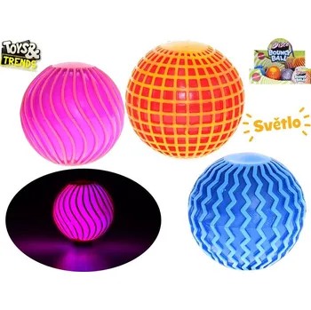 Dětský míč Toys&Trends míček 6cm disco koule se světlem