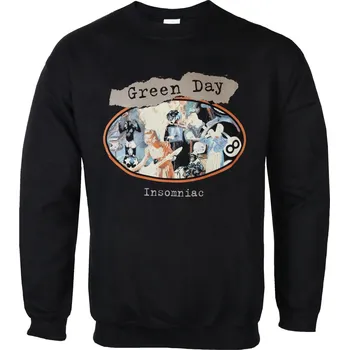 Pánská mikina mikina bez kapuce pánské Green Day - Insomniac - ROCK OFF - GDSWT74MB