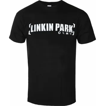 Pánské tričko Tričko metal pánské Linkin Park - Bracket Logo - ROCK OFF - LPTS05MB PHD12072 - S