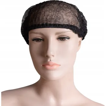 Čepice Klipová čepice z netkané textilie černá 100 ks - QMS Line Standard