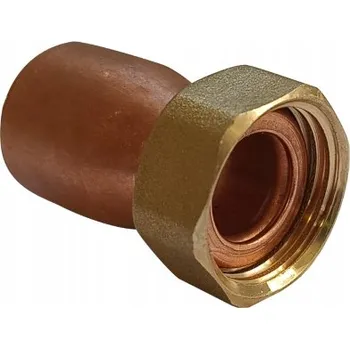 Fitinka Polopříruba přímá pro pájení mědi 18 x 1 CU přímá spojka pro pájení