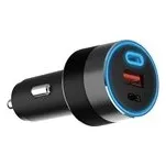 WG - Nabíječka do auta 3x USB 130W, 1x USB-C PD 100W + 1x USB-C 30W + 1x USB-A 18W, černá