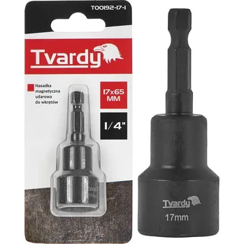 Gola sada Rázová magnetická hlavice TVARDY 17mm x 65mm 1/4", Geko T00192-17-1
