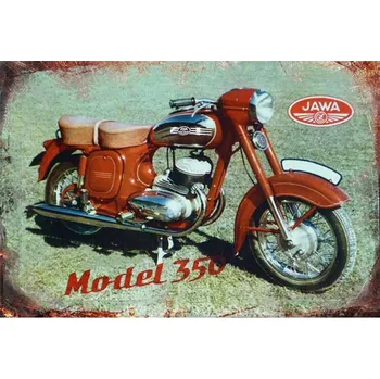 Plechová cedule Cedule JAWA model 350