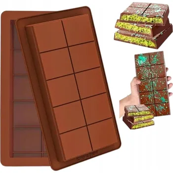 Forma na pečení 2X SILIKONOVÁ FORMA NA VLASTNÍ DUBAJSKOU ČOKOLÁDU ČOKOLÁDA DUBAJSKÁ