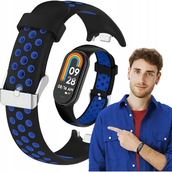 Příslušenství k chytrým hodinkám Řemínek řemínek mesh pro Xiaomi Mi Band 8 a Mi Band 9 chytré hodinky smartband duo