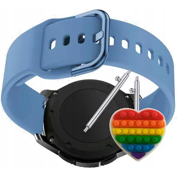 Pouzdro na mobilní telefon Pásek Řemínek pro Cubot C28 AI Chytré Hodinky, silikonová modrá smyčka, nastavitelný