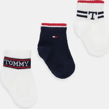 Pánské ponožky Dětské ponožky Tommy Hilfiger 3-pack 701236341.9BYA námořnická modř 59X, vel. 11/14