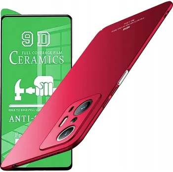 Pouzdro na mobilní telefon Zadní Kryt Audioimp pro Xiaomi, 11T Pro červená