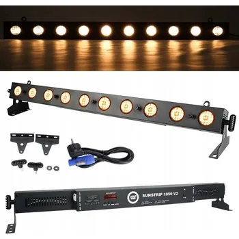 OSVĚTLOVACÍ LIŠTA HALOGENOVÁ SCÉNICKÁ RETRO TEPLÉ SVĚTLO 10x50W