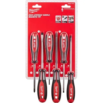 Šroubovák Milwaukee sada šroubováků Tri-lobe PH+PL, 6 ks 4932471807