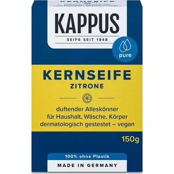 Mýdlo Kappus Koupelové Tvrdé poctivé mýdlo - citron 150 g