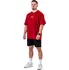 Pánské tričko Nebbia Gym Essentials 381 Oversized tričko červené, M