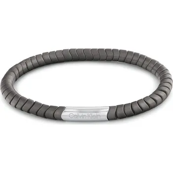 Šperk Calvin Klein Pánský náramek z lávového kamene Intuitive Connection 35100052 + 2 měsíce na vrácení zboží