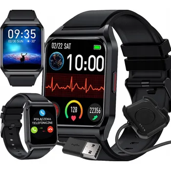 Hodinky Chytré Hodinky Rubicon RNCE89 černé