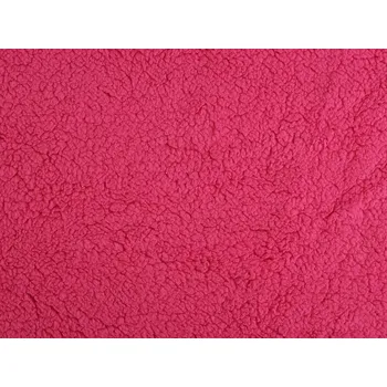 Kožešina beránek úplet METRÁŽ - 5 pink