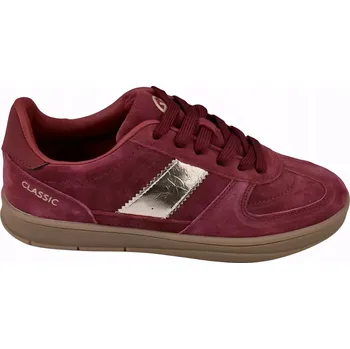 Dámské tenisky Dámské tenisky Vinceza 14029 VEL. 38, kožené, vínové, semišové