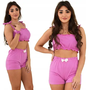 Dámské pyžamo Born2rest dámské pyžamo bavlna růžové, velikost XS