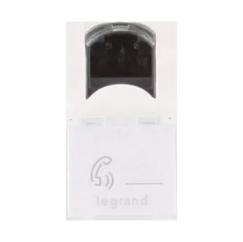 vypínač Internetová a telefonní zásuvka nástěnná Legrand bílá