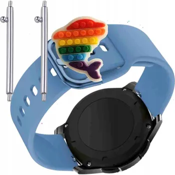 Pouzdro na mobilní telefon Řemínek Řemínek pro Fitpolo Chytré Hodinky IDW13, Silikonový Modrý Smyčka