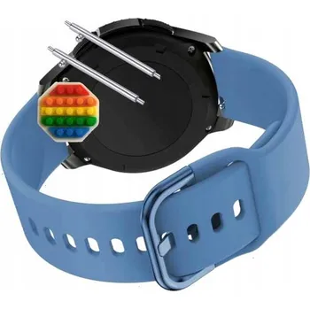 Pouzdro na mobilní telefon Pásek Řemínek pro Mobvoi TicWatch Pro 3 LTE, Silikon, modrá smyčka