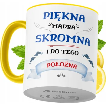 Hrnek Polidraw Hrnek Polidraw pro porodní asistentku keramika 330 ml