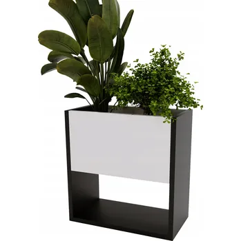 Květináč Květináč Karo B stojací na květiny domů loft květináč Bílý