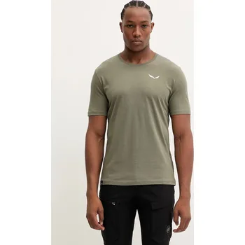 Pánské tričko Sportovní triko Salewa Eagle Vocab 00.0000029198 zelená 78X, vel. S