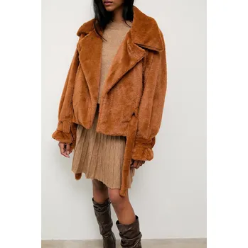 Pánská softshellová bunda Bunda Answear.LAB 160557 hnědá 82X, vel. M