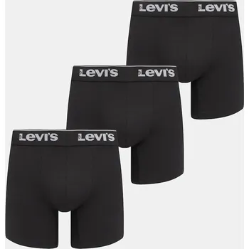 Boxerky Boxerky Levi's 3-pack černá barva, 37149-1199 37149.1199 99X, vel. M