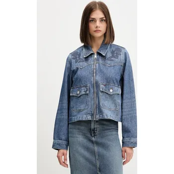 Dámská casual bunda Džínová bunda Tommy Jeans DW0DW21553 námořnická modř 59J, vel. M