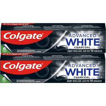 Dentální hygiena Colgate Advanced White Charcoal Zubní Pasta 2x75ml