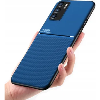 Pouzdro na mobilní telefon Pouzdro pro OPPO RENO 6 5G Case Kryt Business Zadní Kryt Barva Modrá