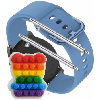 Pouzdro na mobilní telefon Pásek Řemínek pro Skagen Kuppel Two-Hand, Silikon Modrý Poutko, nastavitelný