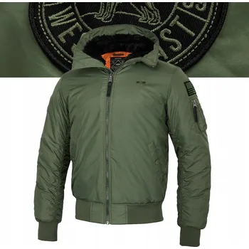 Pánský bomber Pitbull pánská bunda bomber s kapucí Encino, velikost S