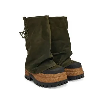 Dámská obuv Polokozačky Naked Wolfe Disturb Zelená 38